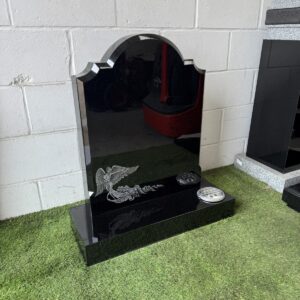 Black Granite headstone