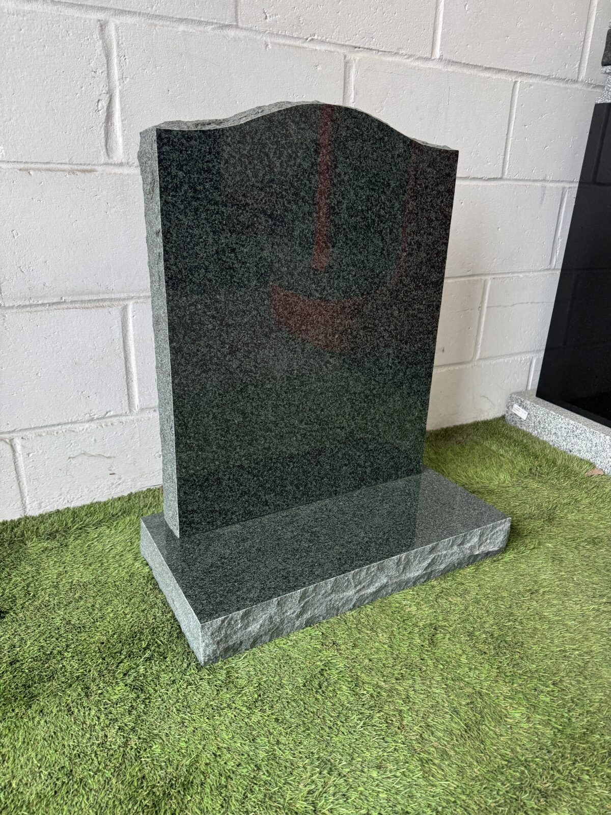 Coral Green Granite with rustic edges